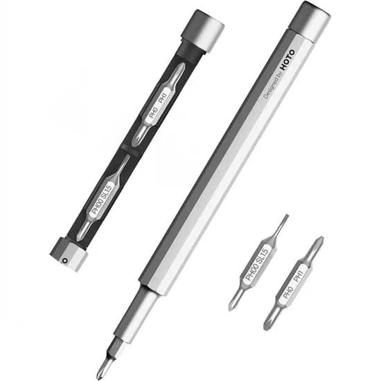 Hoto QWLSD013 Chave de fenda de precisão 5 em 1 - Cinza