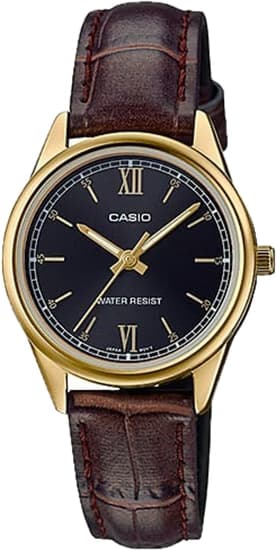 Imagem de Relógio Casio Analógico LTP-V005GL-1B2UDF – Marrom/Dourado