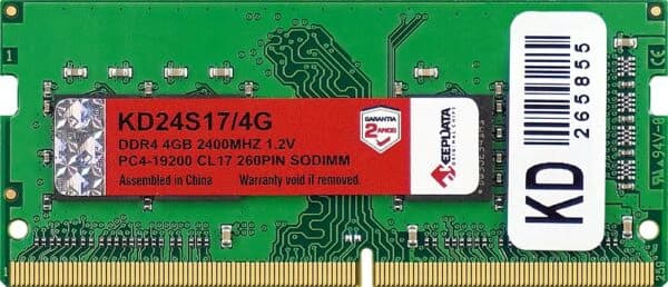 Memoria para Notebook 4GB Keepdata DDR4 2400MHz KD24S17/4G