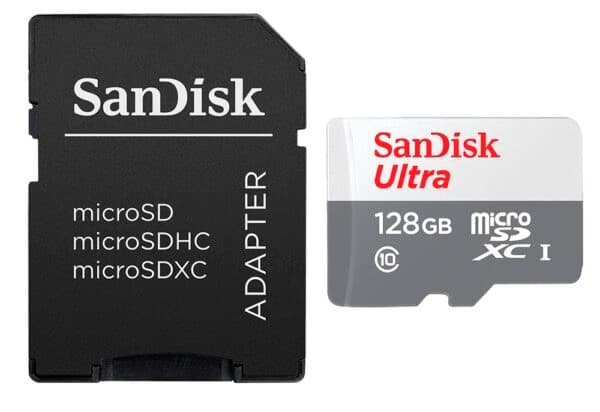 Memória Micro SDXC UHS-I Ultra SanDisk 128GB 100MB/s