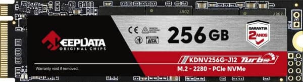 Imagem de SSD KeepData 256GB NVMe PCIe Gen 3.0 x4 – KDNV256G-J12