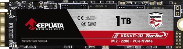 Imagem de SSD Keepdata 1TB M.2 NVMe PCIe Gen 3.0 KDNV1T-J12