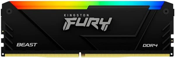 Memória Kingston Fury Beast RGB 32GB 3200MHz DDR4 KF432C16BB2A/32