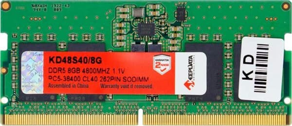 Memória para Notebook Keepdata 8 GB 4800MHz DDR5 KD48S40/8G