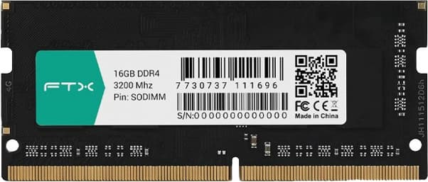 Memória para Notebook RAM FTX 16GB 3200MHz DDR4
