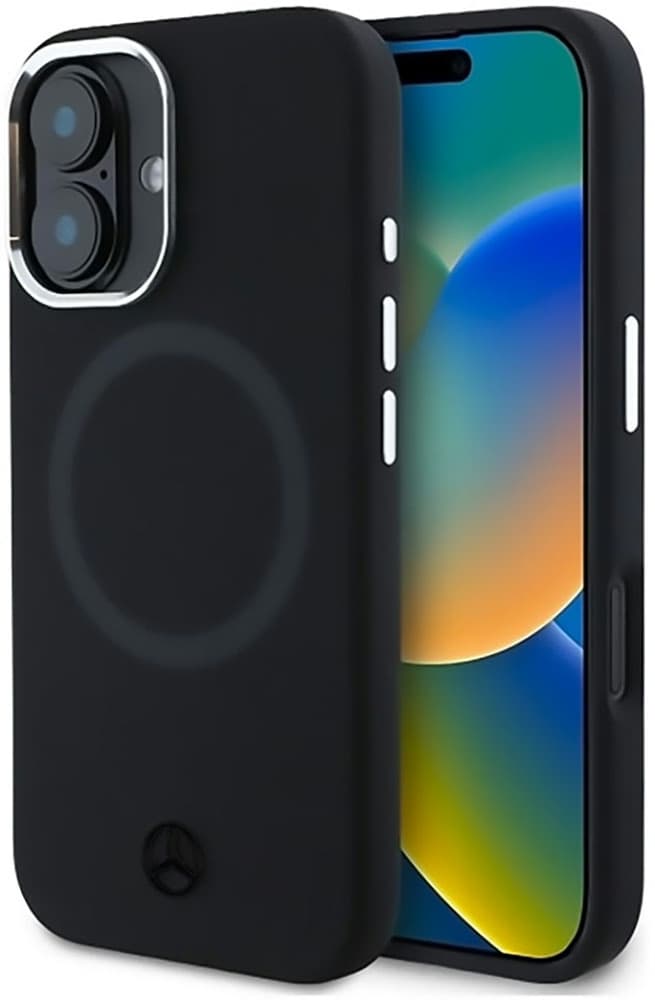 Capa Mercedes-Benz para iPhone 16 MEHMP16S23SUTTK – Black