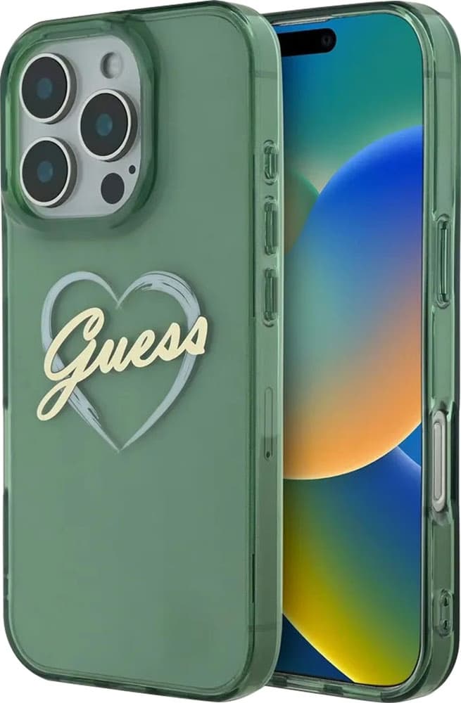 Capa Guess para iPhone 16 Pro GUHCP16LHCHGSPA – Green