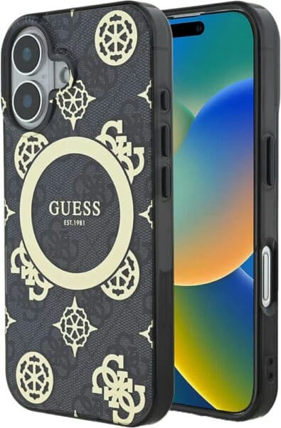 Imagem de Capa Guess para iPhone 16 Plus GUHMP16MH4PYEEK – Black