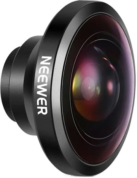 Lente Olho de Peixe para Celular Neewer 8mm com Rosca de 17mm – LS-29