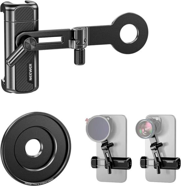 Braçadeira Universal para Lente de Câmera de Smartphone Neewer PA047 – Black
